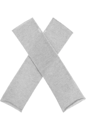 Lisa Yang Accessoires, Dames, Grijs, ONE Size, Aspen Cashmere Vingerloze Handschoenen