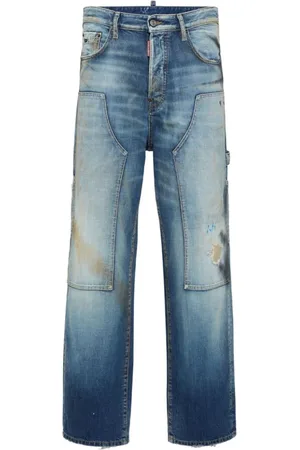 Dsquared2 Jeans, Heren, Blauw, L, Katoen, Straight Jeans