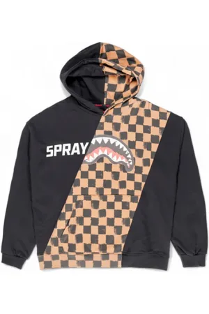Sprayground Sweatshirts & Hoodies, Heren, Zwart, S, Katoen, Diag Split Sip Vanquish Van Hoodie