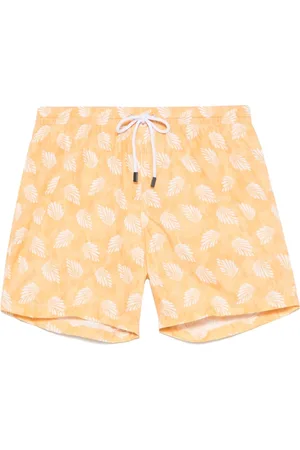BARBA Badkleding, Heren, Oranje, XL, Polyester, Polyester Zwemshorts met zijzakken