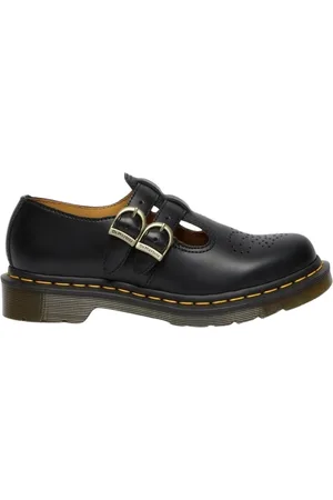 Dr. Martens Schoenen, Dames, Zwart, 36 EU, Leer, Mary Jane Loafers