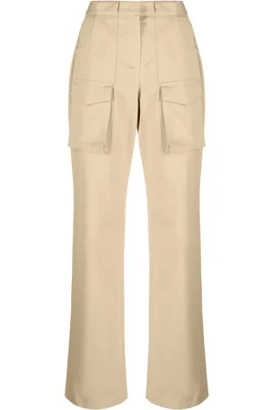 ERMANNO SCERVINO Broeken, Dames, , S, Katoen, High-waisted Cargo Broek