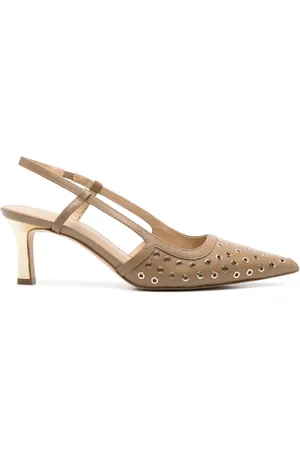 Michael Kors Schoenen, Dames, , 35 1/2 EU, Leer, Ballerina Schoenen Elegante Stijl