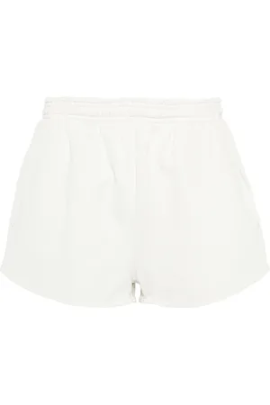 Entire Studios Korte broeken, Dames, Wit, M, Stijlvolle Micro Shorts