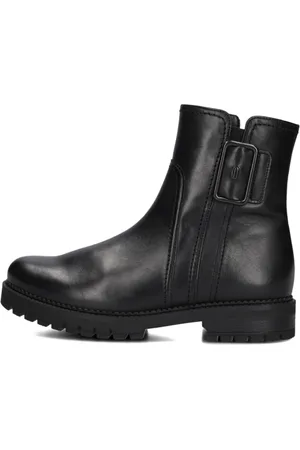 Gabor Schoenen, Dames, Zwart, 39 EU, Leer, Enkellaarsjes 724.2