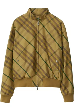 Burberry Jassen, Heren, , L, Katoen, Cedar Check Bomberjack