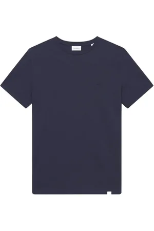 Les Deux Tops, Heren, Blauw, S, Katoen, Tijdloos T-shirt met ronde hals
