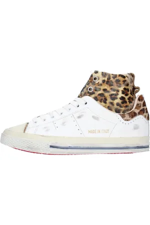Hidnander Schoenen, Dames, Wit, 40 EU, Leer, Leren Sneakers