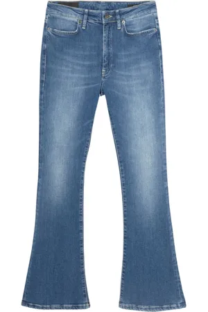 Dondup Jeans, Dames, Blauw, W25, Katoen, Mandy Flared Jeans