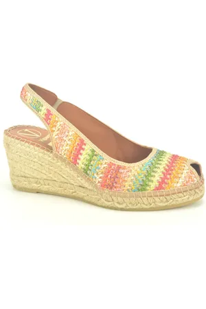 Viguera Schoenen, Dames, Veelkleurig, 37 EU, Jute, Sand Jute Spiez Decoratie