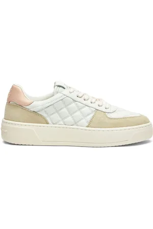 Stuart Weitzman Schoenen, Dames, Wit, 36 EU, Leer, Elegante Tennis Sneaker