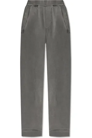 Dsquared2 Broeken, Dames, Grijs, XS, Katoen, Wijde joggingbroek
