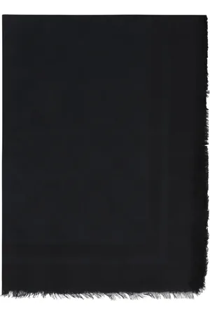 Elisabetta Franchi Accessoires, Dames, Zwart, ONE Size, Chique Sjaal van Modal Viscosemix