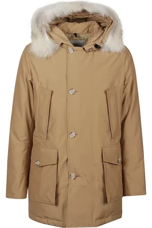 Woolrich Mantels, Heren, , M, Afneembare Bont Parka voor Arctisch Weer