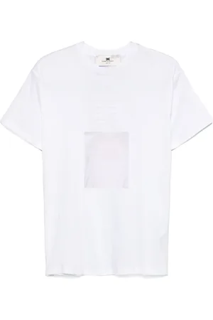 Elisabetta Franchi Tops, Dames, Wit, L, T-shirt