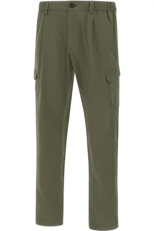 HERNO Broeken, Heren, Groen, XL, Militair Groene Functionele Cargo Broek