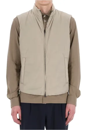 HERNO Jassen, Heren, Grijs, 2Xl, Nylon, Lichtgewicht Nylon Vest voor Mannen