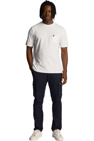 Lyle & Scott Broeken, Heren, Blauw, W36 L32, Katoen, Main Road Cargo Broek