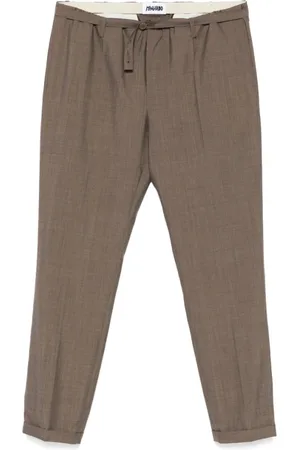 MAGLIANO Broeken, Heren, Bruin, L, Olijfbruine Elastische Taillebroek