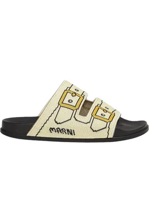 Marni Schoenen, Dames, Veelkleurig, 37 EU, Slippers