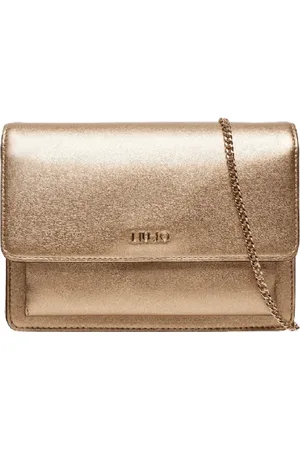 Liu Jo Tassen, Dames, Geel, ONE Size, Polyester, Gouden Crossbodytas