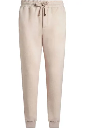 Etro Broeken, Heren, , M, Wol, Jogging wollen broek met borduursel