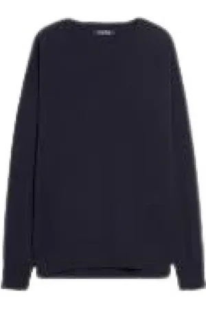 Max Mara Truien, Dames, Blauw, S, Stijlvolle Gebreide Kleding voor Vrouwen