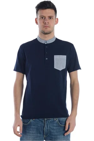 D.A. Daniele Alessandrini Tops, Heren, Blauw, M, Katoen, Sweatshirts