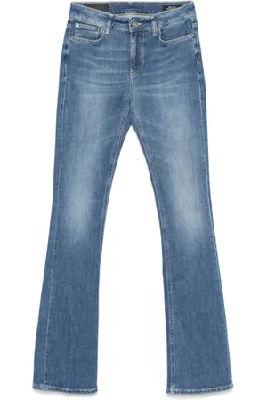 Dondup Jeans, Dames, Blauw, W28, Blauwe Broek voor Vrouwen