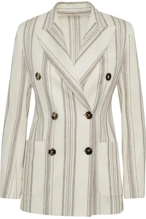 Max Mara Jassen, Dames, , S, Linnen, Linnenmix Laurel Jas
