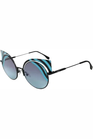 Fendi Accessoires, unisex, Blauw, ONE Size, Zonnebrillen