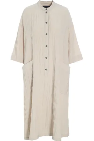 Bitte Kai Rand Kleedjes, Dames, , L, Polyester, Elegante Ivory Jurk Hannoki Model
