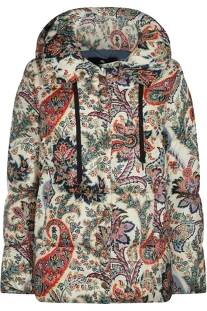 Etro Jassen, Dames, Veelkleurig, XS, Polyester, Down Jacket