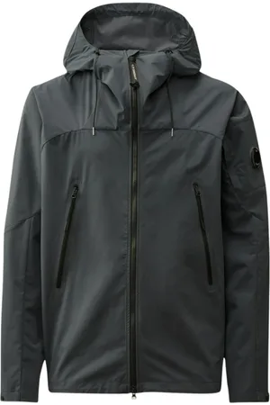 C.P. Company Jassen, Heren, Grijs, S, Polyester, Pro-Tek capuchonjack