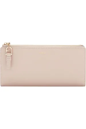 Furla Accessoires, Dames, Roze, ONE Size, Leer, Nuvola Continental Portemonnee