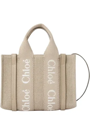 Chloé Tassen, Dames, , ONE Size, Leer, Mini Woody Tote Bag