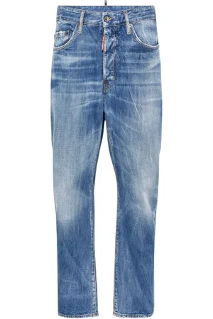 Dsquared2 Jeans, Heren, Blauw, L, Katoen, Vintage Wash Jeans