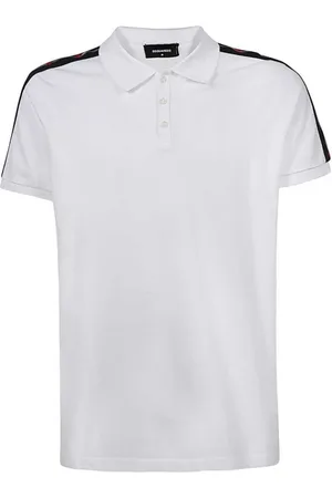 Dsquared2 Tops, Dames, Wit, L, Katoen, Polo Shirt