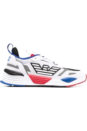 EA7 Schoenen, Dames, Wit, 38 EU, Polyester, Casual Gesloten Sneaker