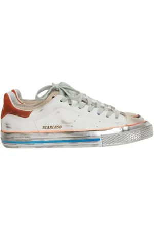 Hidnander Schoenen, Dames, Wit, 39 EU, Leer, Italian Fusion Sneaker - Starless