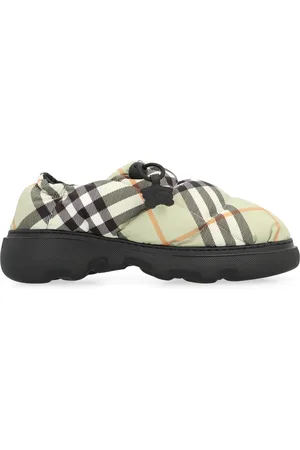 Burberry Schoenen, Dames, , 40 EU, Polyester, Gewatteerde Mules met Motief