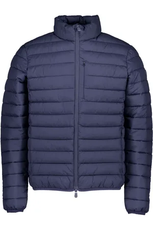 save the duck Jassen, Heren, Blauw, 3Xl, Polyester, Gewatteerde blauwe jas