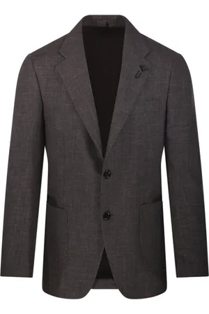 LARDINI Jassen, Heren, Bruin, L, Wol, Bruine Blazer voor Mannen