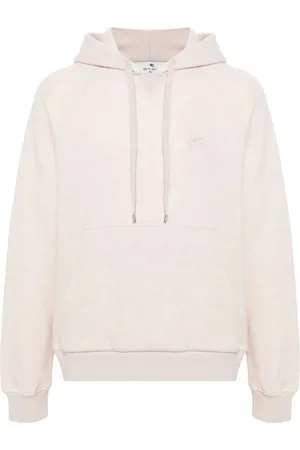 Etro Sweatshirts & Hoodies, Heren, , XL, Wol, Lichtbeige Gebreide Trui met Pegasus Motief