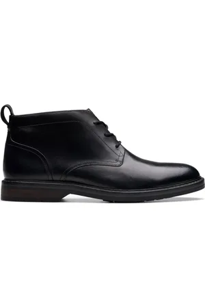 Clarks Schoenen, Heren, Zwart, 39 1/2 EU, Leer, Aldwin Chukka