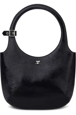 Courrèges Tassen, Dames, Zwart, ONE Size, Leer, Handtas