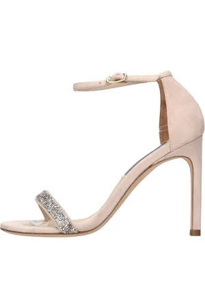 Stuart Weitzman Schoenen, Dames, , 40 EU, Suède, Sandalen