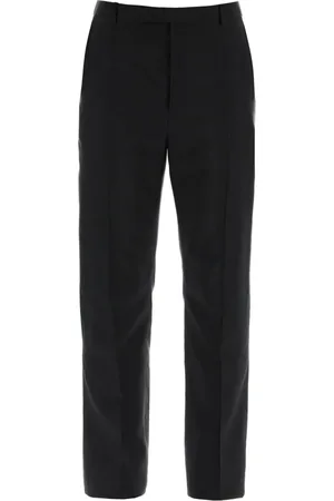 Saint Laurent Broeken, Heren, Zwart, L, Wol, Kostuum Broek
