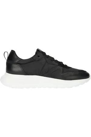 Roberto Cavalli Schoenen, Heren, Zwart, 39 EU, Sneakers met veters en logo