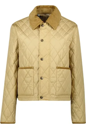 Burberry Jassen, Dames, , S, Gewatteerd Jas Lente-Zomer 2025